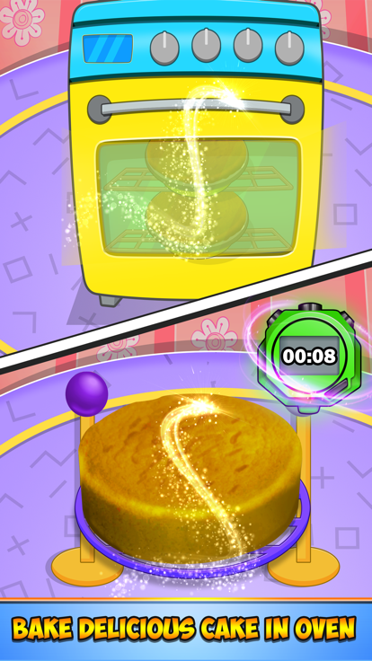 彩虹娃娃蛋糕机游戏截图