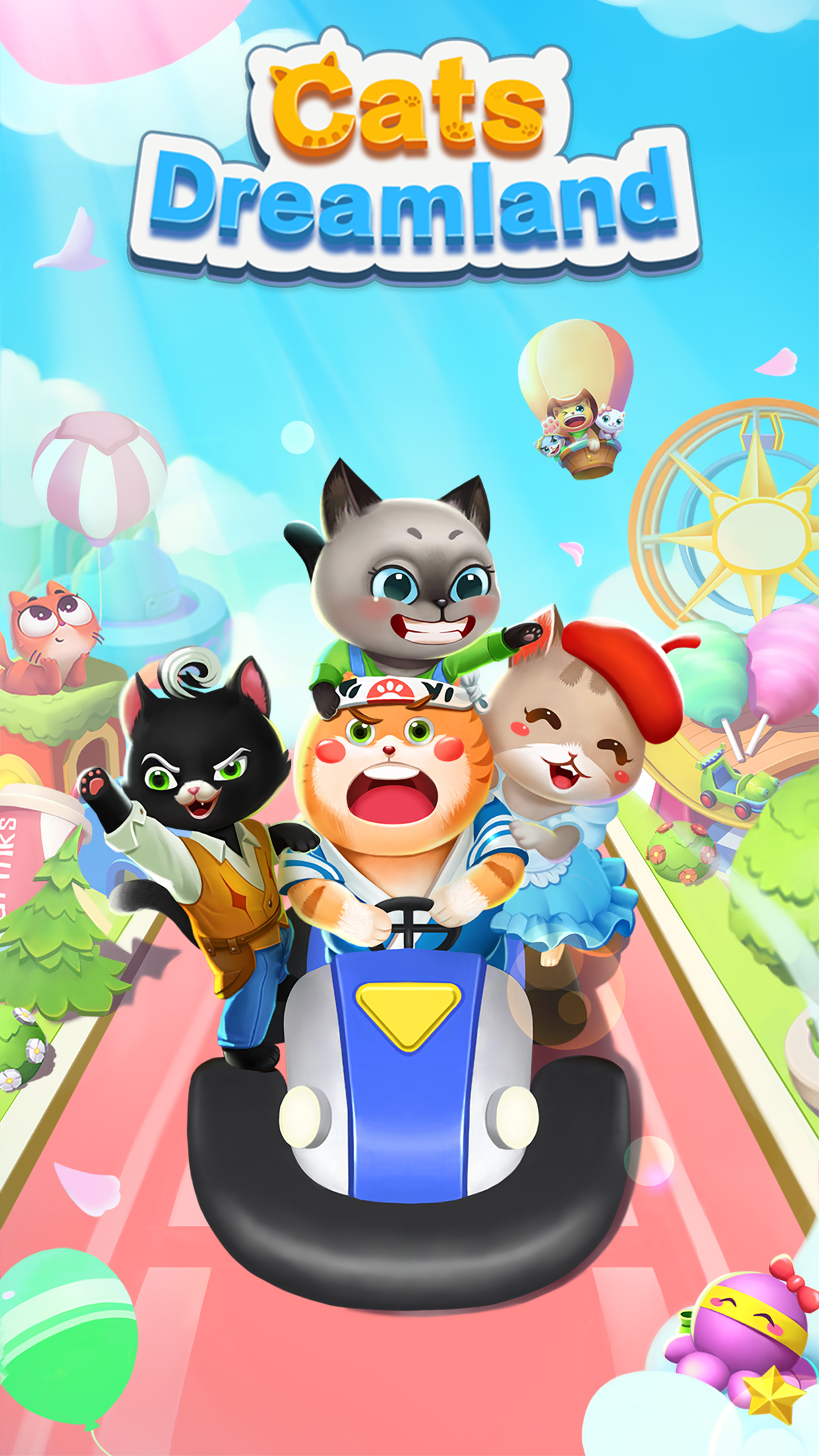 Cats Dreamland:  Free Match 3 Puzzle Game游戏截图
