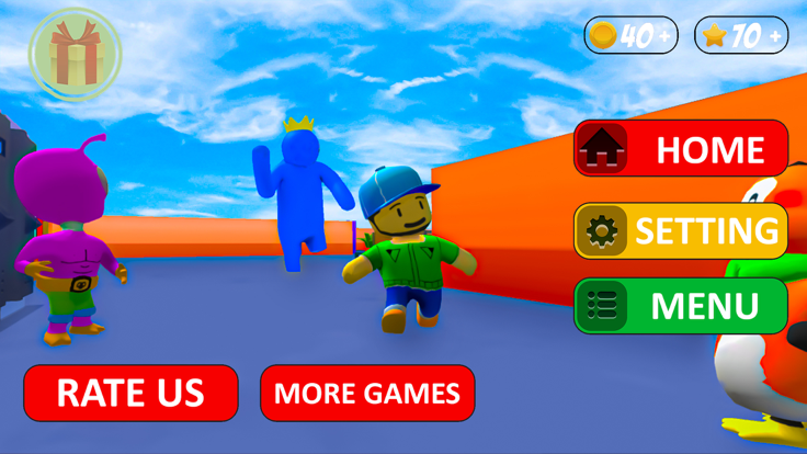 彩虹 幸存者 - 蓝色的 怪物游戏截图