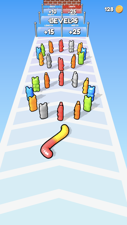 Gummy Worm Go!游戏截图