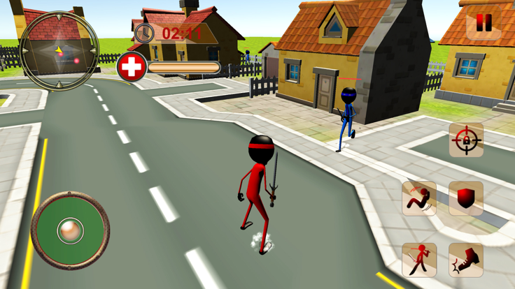 Stickman Ninja War Extreme Fight 3D游戏截图