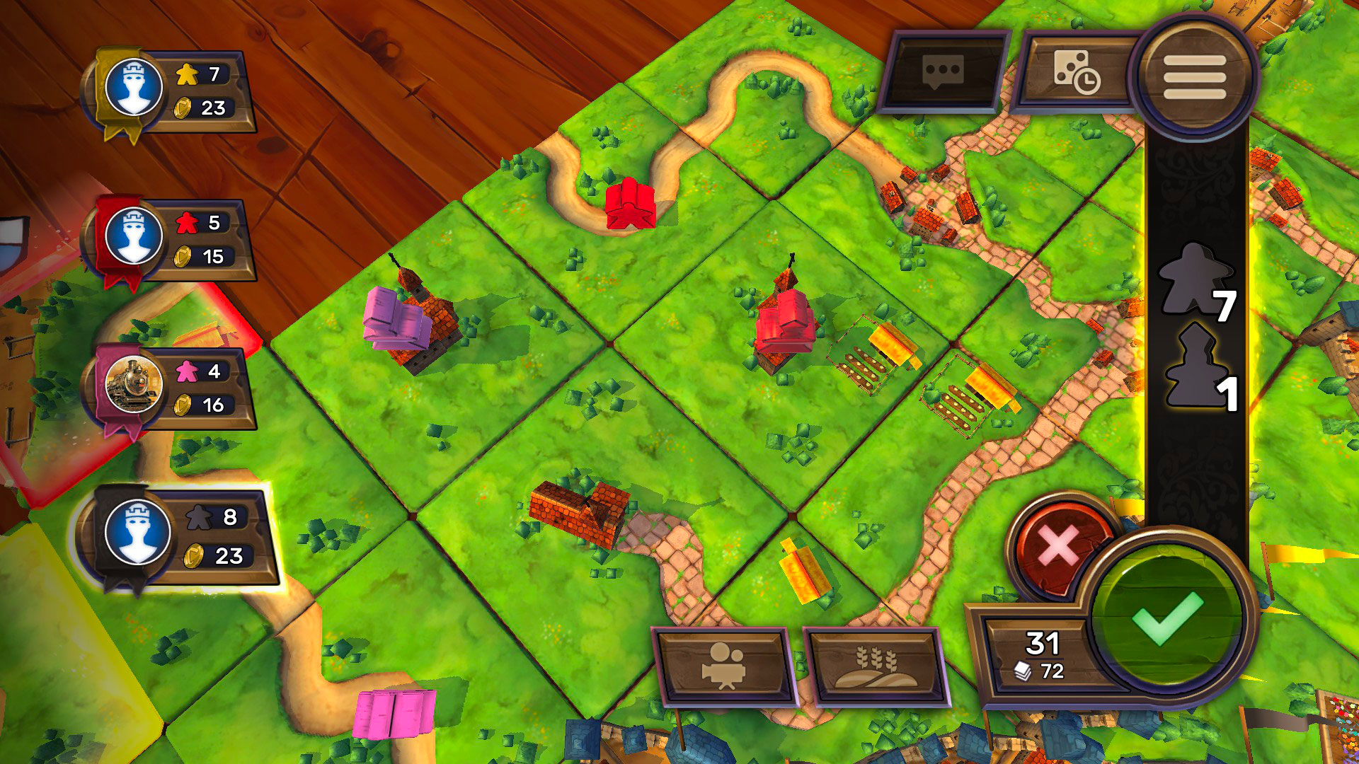 Carcassonne - Tiles & Tactics游戏截图