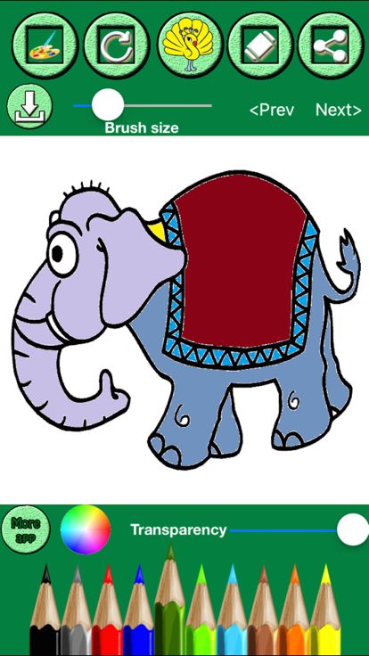 Animals & Birds Coloring book游戏截图