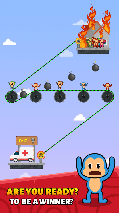 Monkey Rescue Puzzle游戏截图