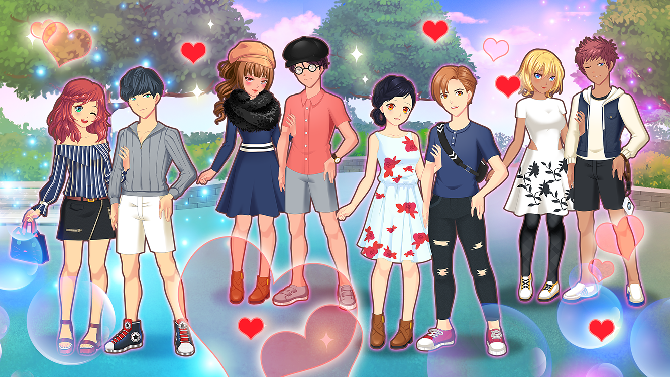 Games Dress Up Anime Couple