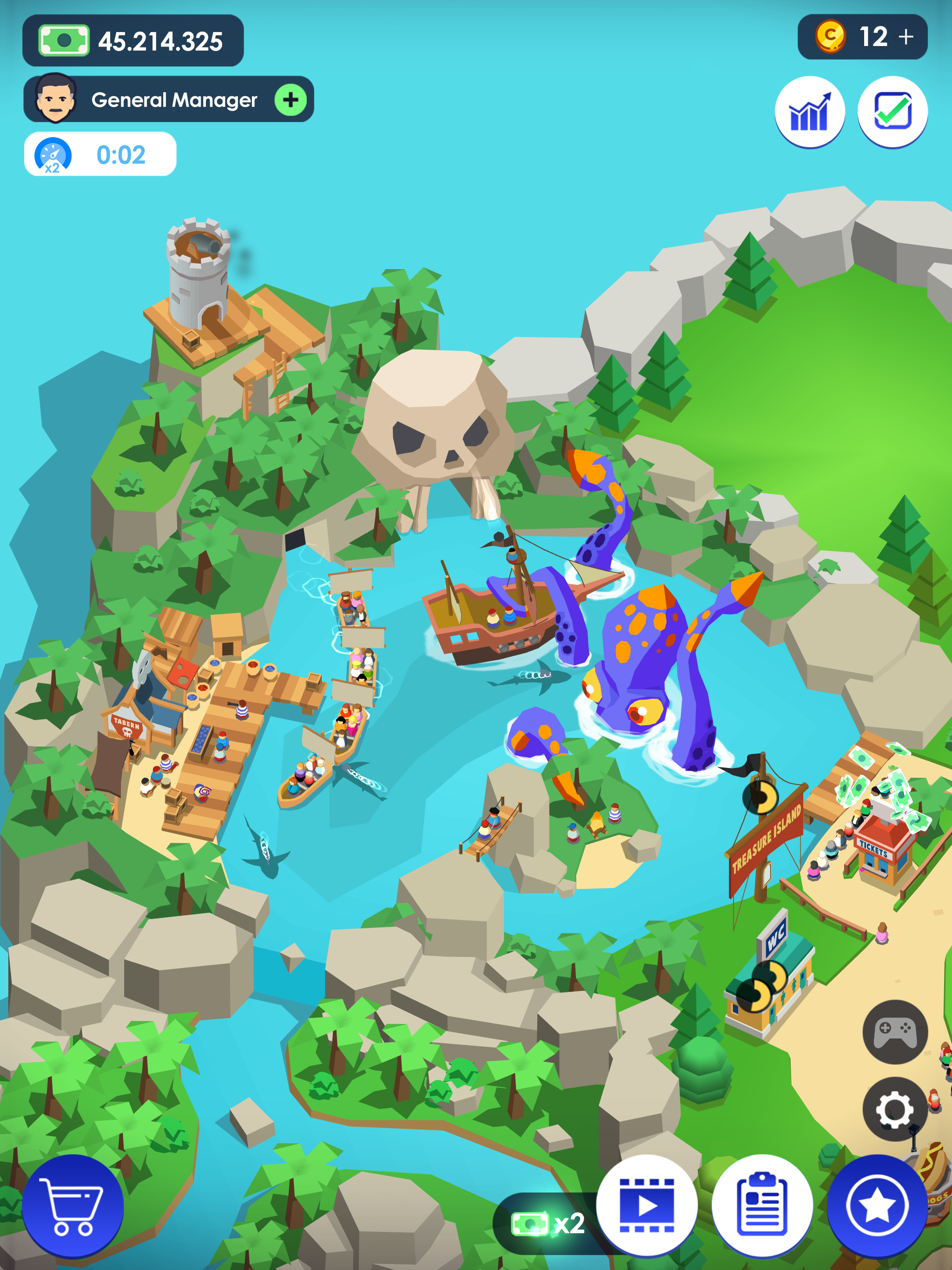 amusement park tycoon where you can ride your rides