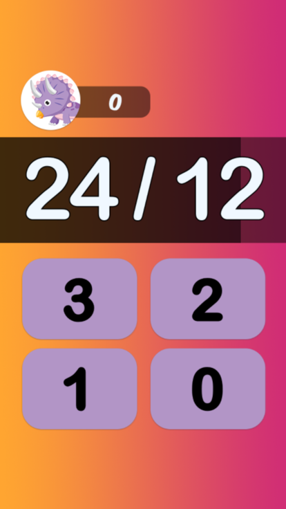 恐龙数学 - 三年级游戏截图