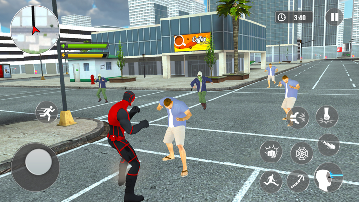 Superhero Rope War Rescue Game游戏截图