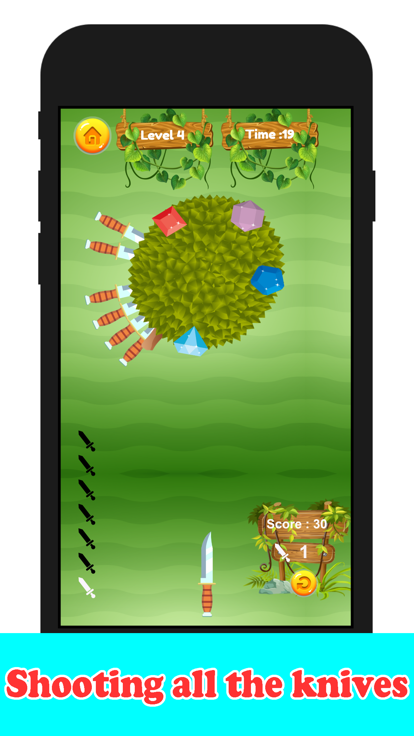 Knife Hit Fruits游戏截图