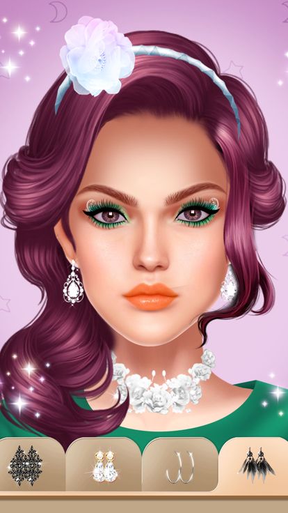 化妆游戏 - 美妆女生画妆装扮小游戏大全游戏截图