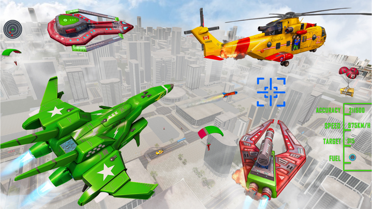 章鱼机器人汽车游戏 3D-战争游戏截图