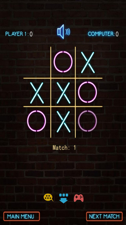 霓虹灯井字棋(Tic Tac Toe Neon)游戏截图