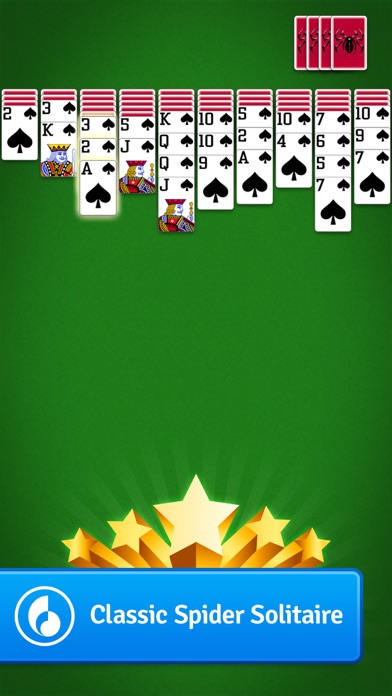 Spider Solitaire MobilityWare游戏截图