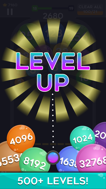 Merge Pop 4096!游戏截图