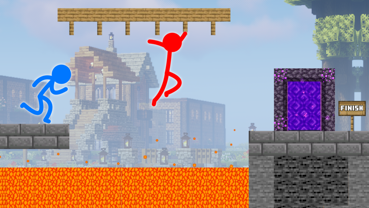 Stickman Parkour Race & Jump游戏截图