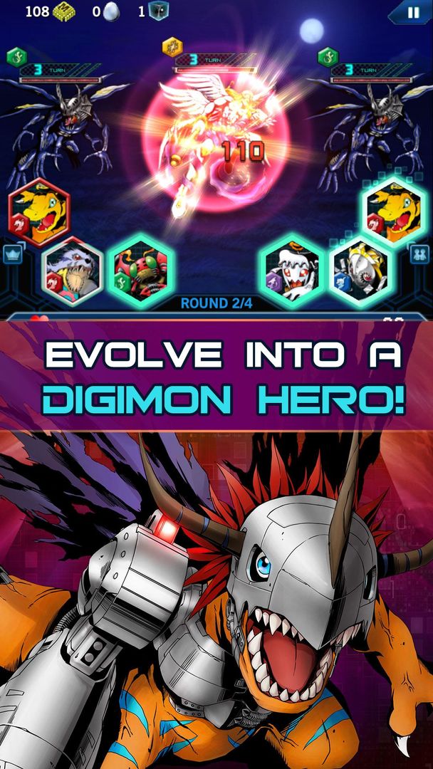 Screenshot of Digimon Heroes!