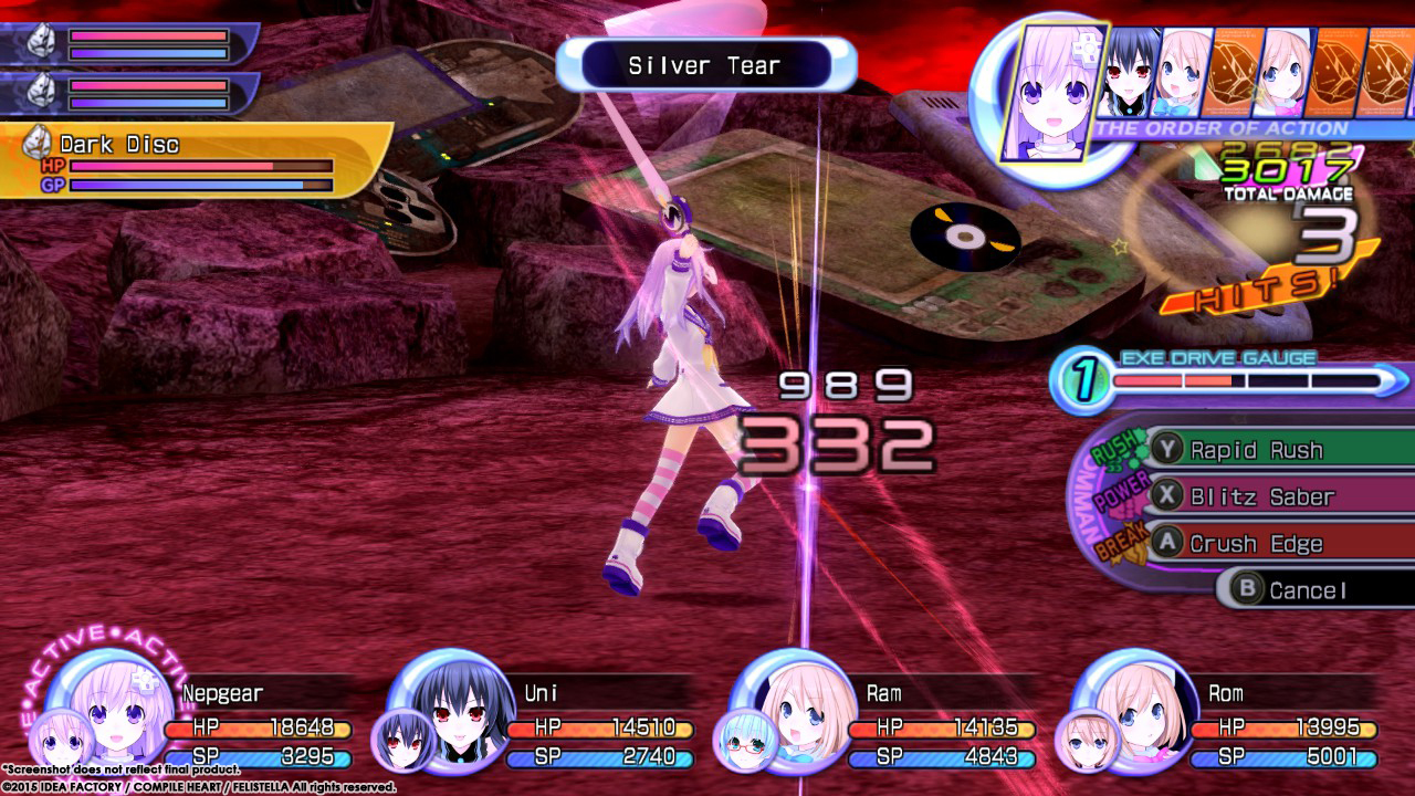 Hyperdimension Neptunia Re;Birth2: Sisters Generation游戏截图
