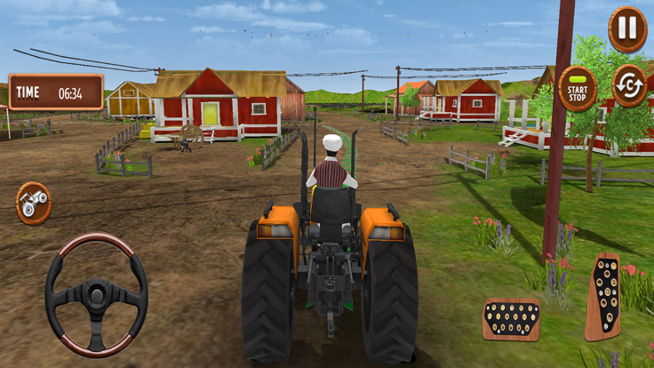 Farming Games Tractor Game 3D游戏截图