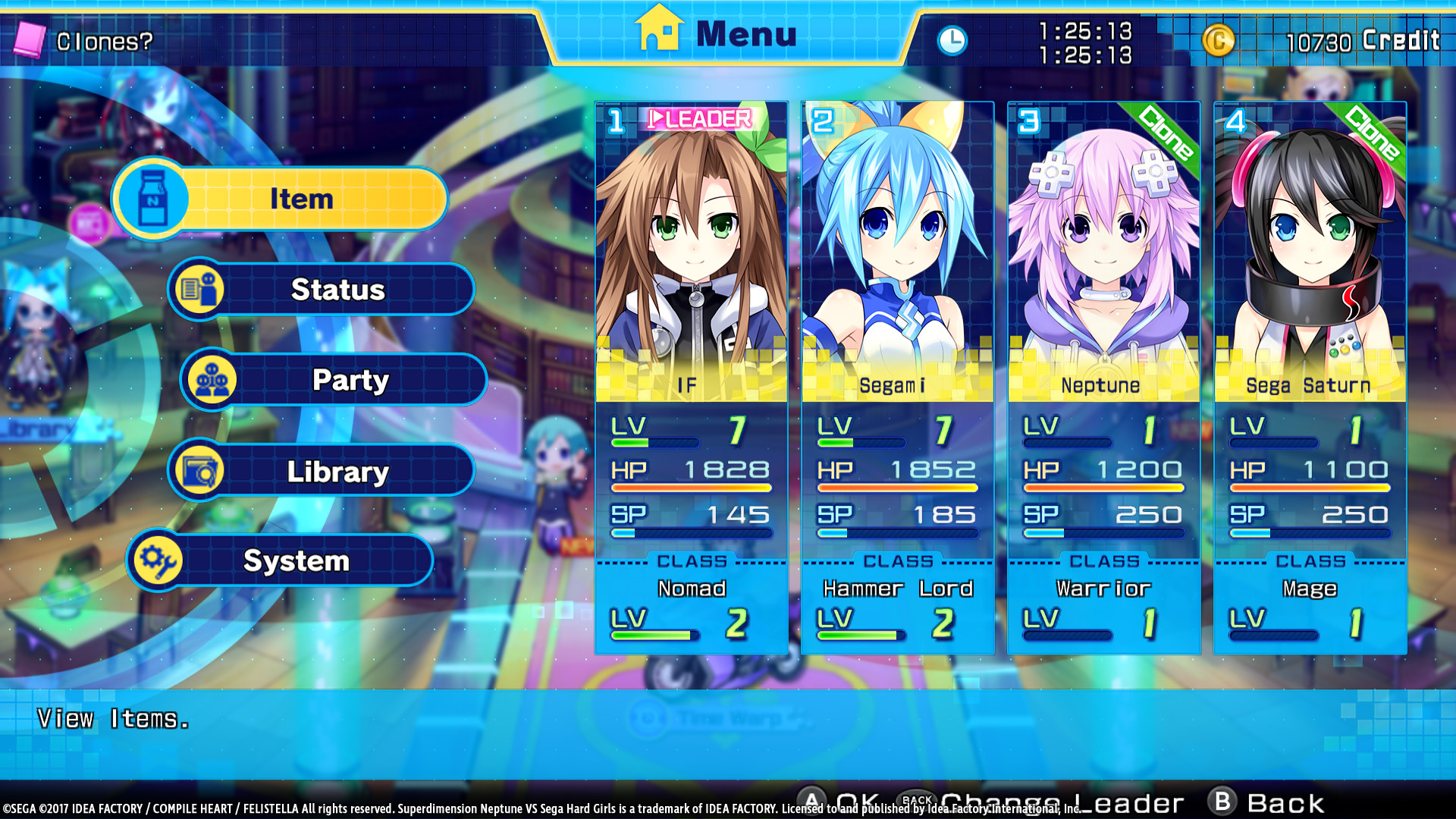 Superdimension Neptune VS Sega Hard Girls游戏截图
