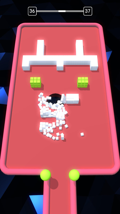 洞洞大作战 - 黑洞吞噬方块迷宫游戏截图