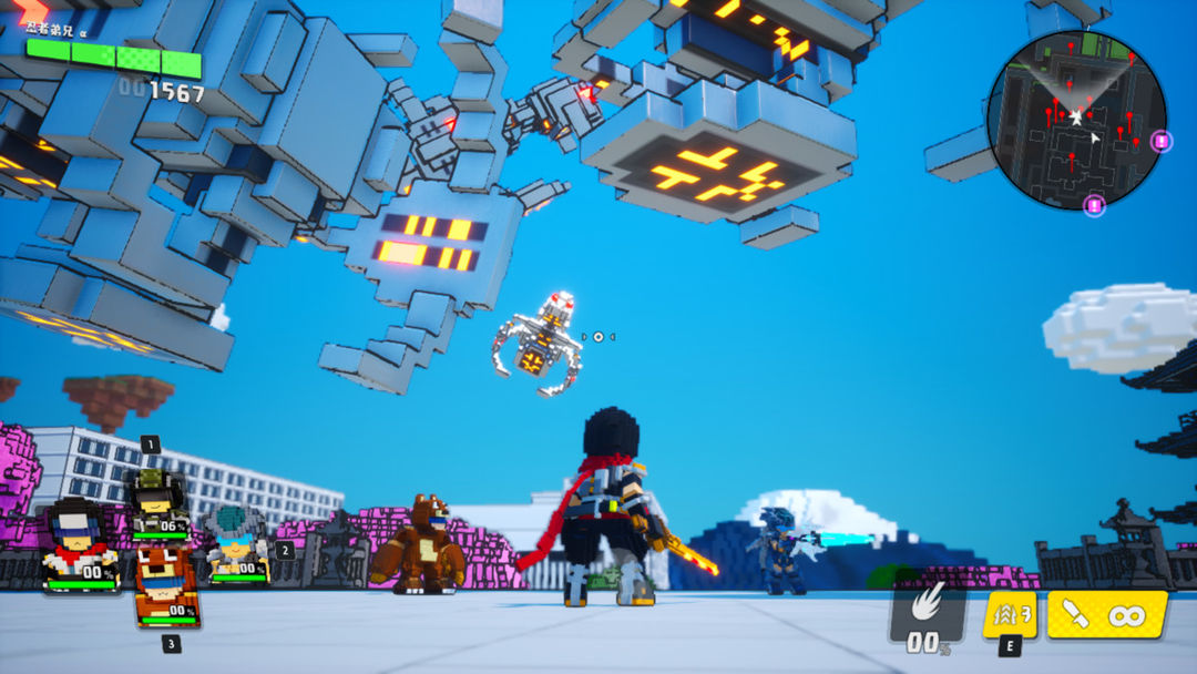 圆滚地球变四方?! 数码方块地球防卫军 EARTH DEFENSE FORCE: WORLD BROTHERS游戏截图