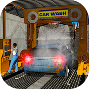 智能洗车服务：加油站停车场 3D Car Wash Games