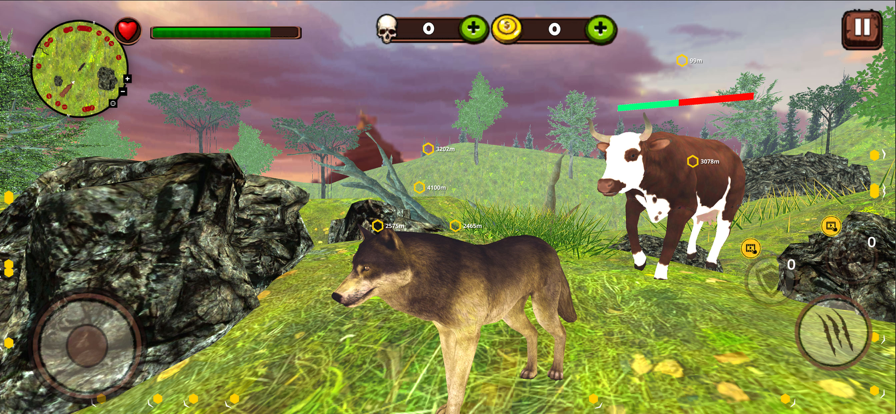 Wolf Simulator Animal Life 3D游戏截图