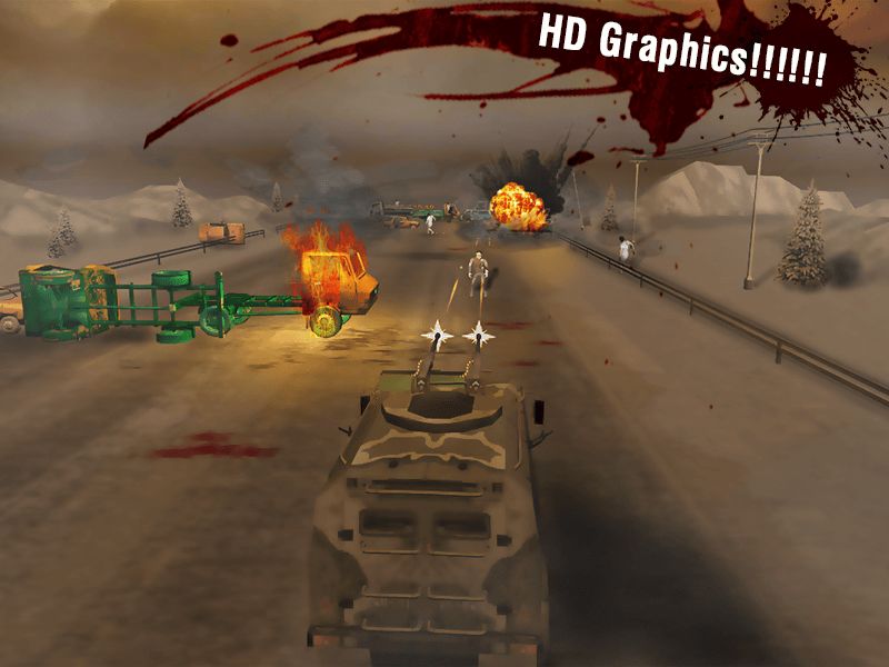 Screenshot of Zombie Road 3D
