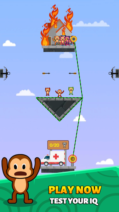 Monkey Rescue Puzzle游戏截图