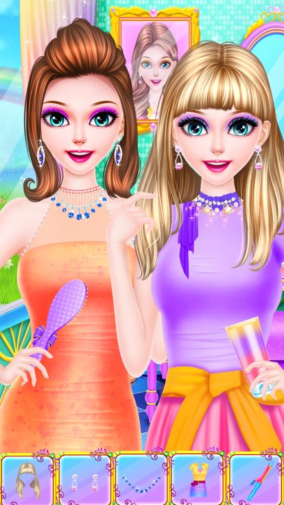 头发时尚造型设计-女孩编发游戏游戏截图