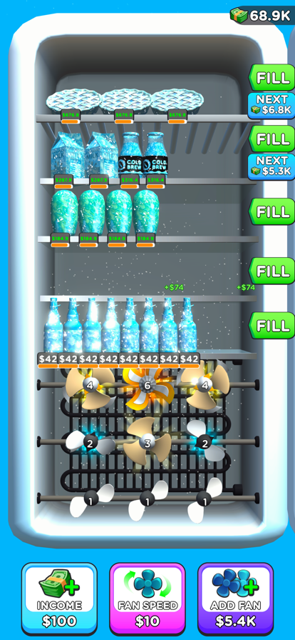 Fridge Fan Idle游戏截图