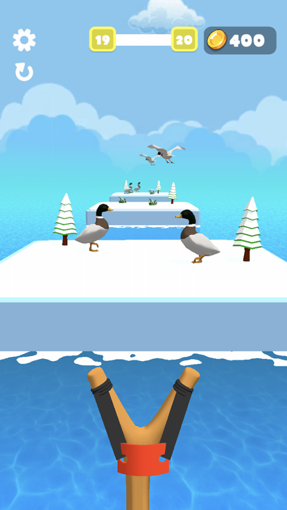 Slingshot 3D - Bird Hunt游戏截图