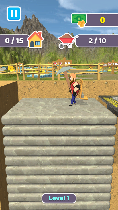 俺家有矿(Block Breaker Miner)游戏截图