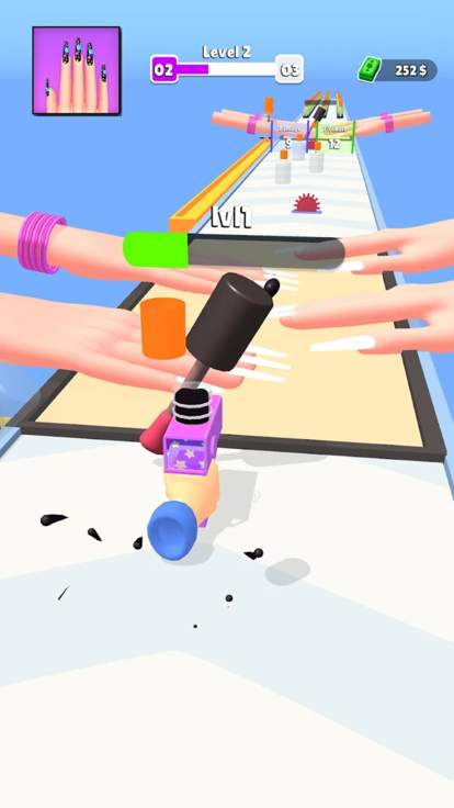 Nail Polish Run 3D游戏截图