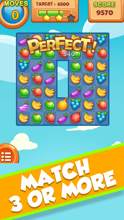 Fruita Crush Match 3 Games游戏截图