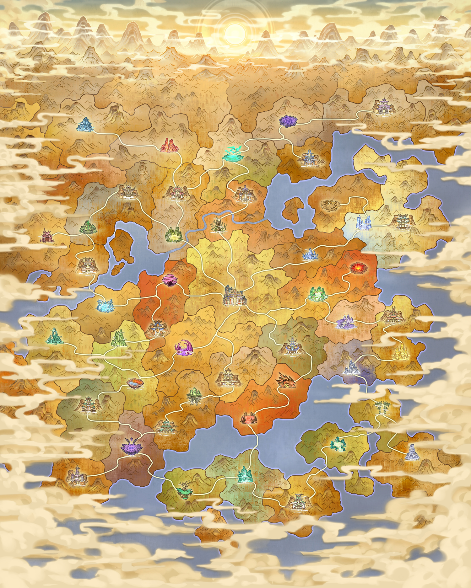 新世界地图"仙界"