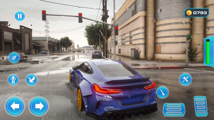 交通驾驶停车场:玩最好的汽车比赛巨型坡道特技游戏游戏截图