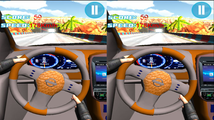 VR Fast Car Race : Extreme EndLess Driving 3d game游戏截图