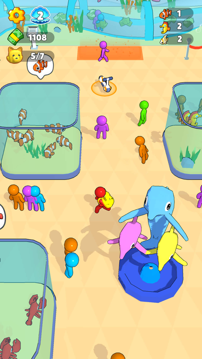 Fish Catch: Build Aquarium游戏截图