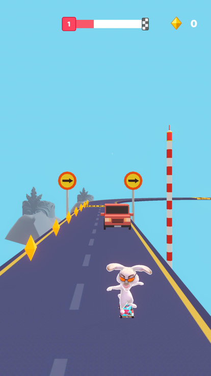 Bunny Skate游戏截图