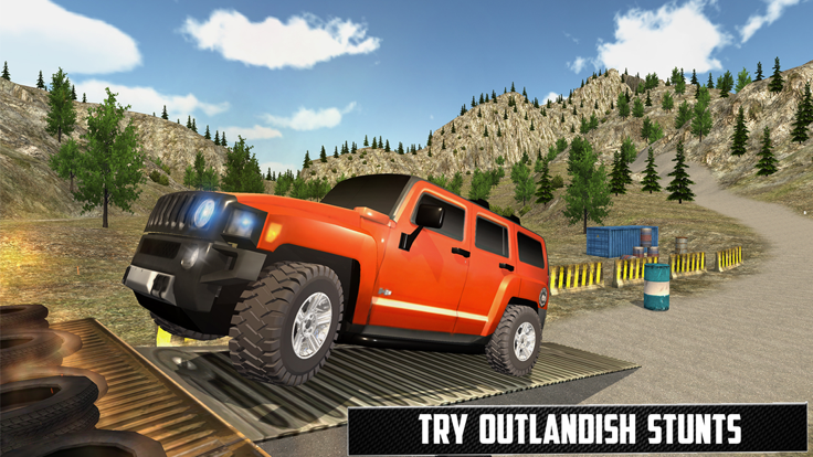 Offraod悍马吉普GT赛车特技游戏截图