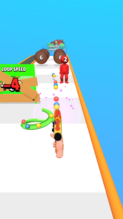 Marble Gun Run游戏截图