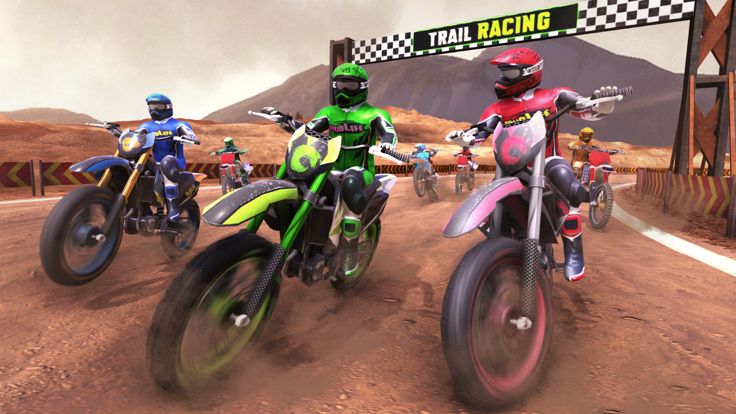 污垢试验自行车赛游戏截图