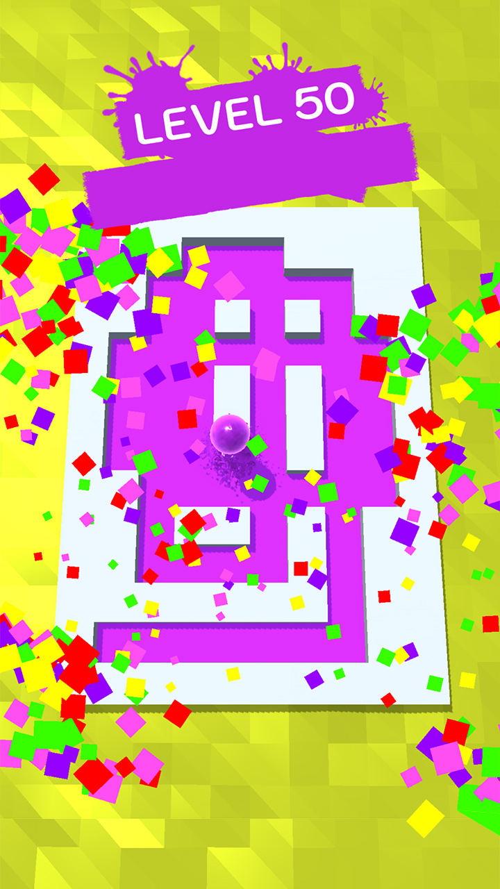 彩虹球球游戏截图