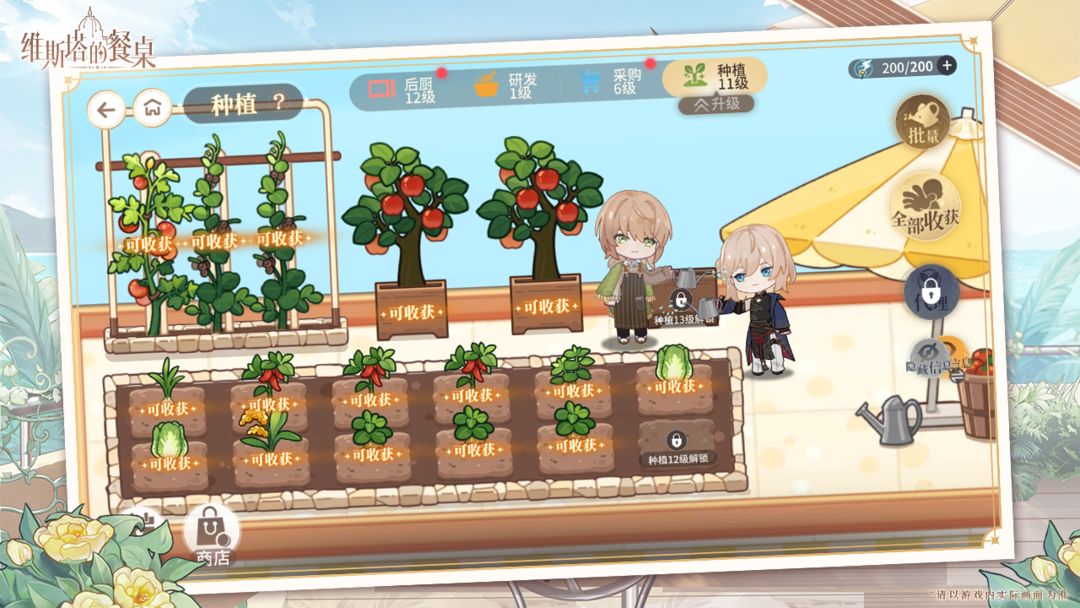 维斯塔的餐桌游戏截图