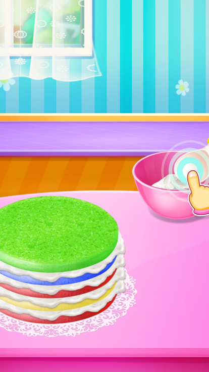 Unicorn Food - Rainbow Cake游戏截图