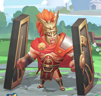 近战部队一般攻低血高,例如巨盾兵,武僧,狂战士等等 巨盾兵:生命值