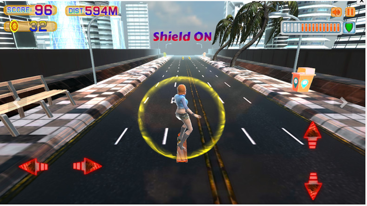 Surfer Chick: Dash, Jump & Dodge Skate 3D Action游戏截图