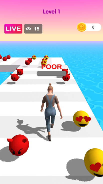 Twerk Streamer 3D - Race Game游戏截图