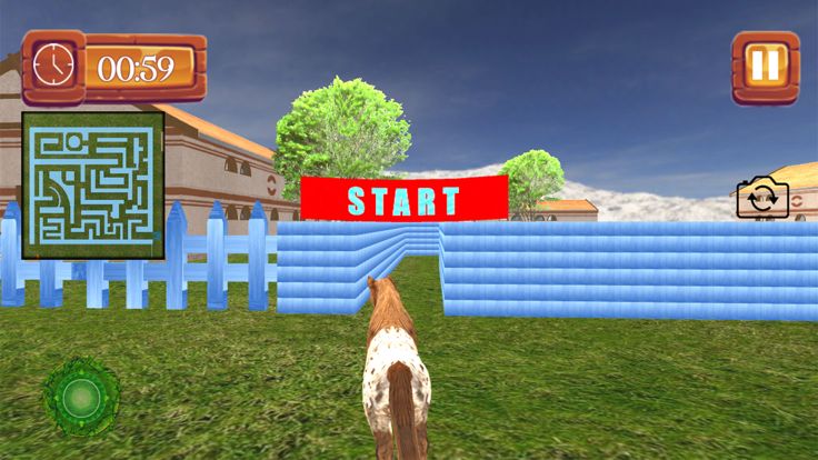 Horse Maze Run Challenge游戏截图